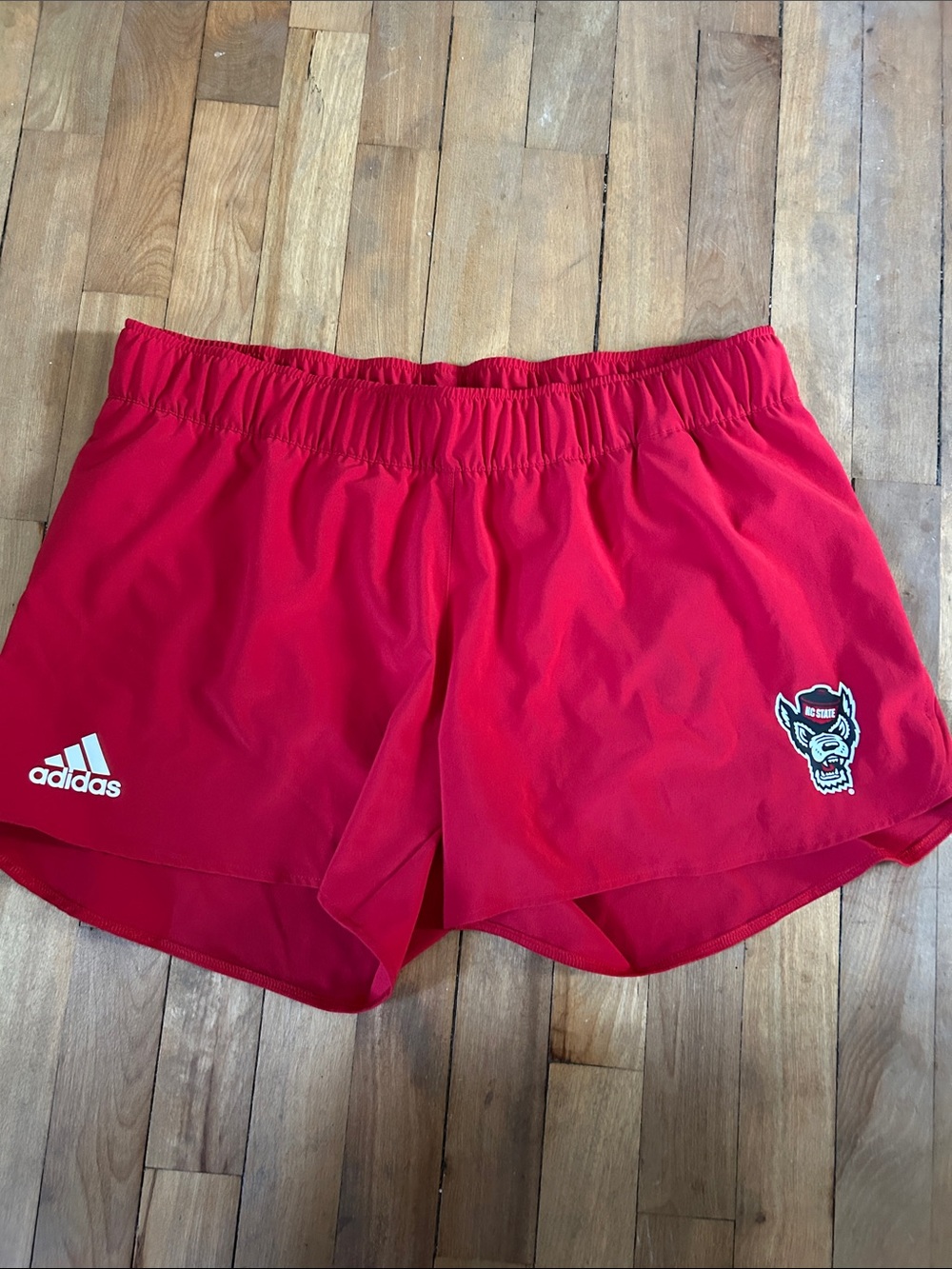 adidas NC State Red Women’s Athletic Shorts